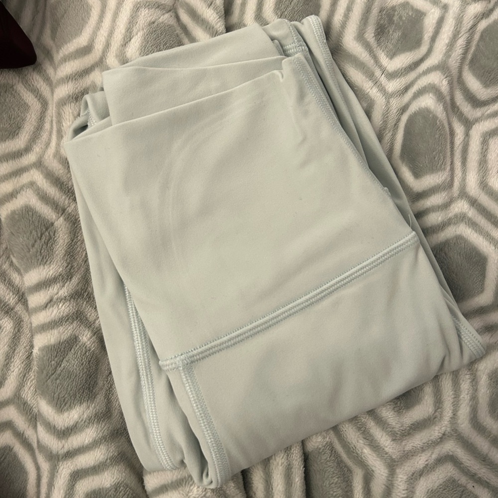 Lululemon leggings White/light blue